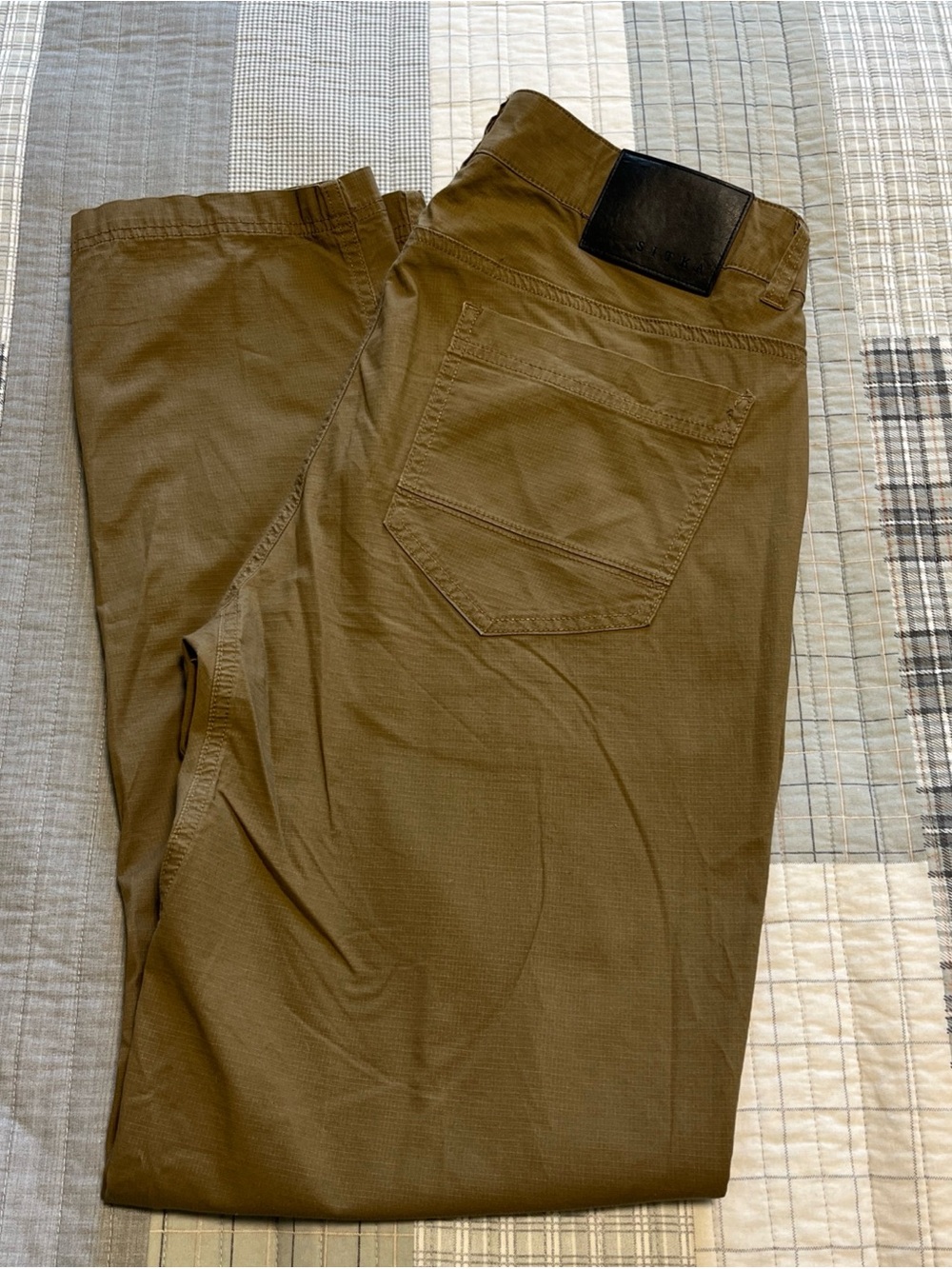 Sitka Everyday Ripstop Pants Mens 34x32 Coyote Khaki Performance Outdoor Hiking